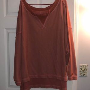 Free people long sleeve oversize knit